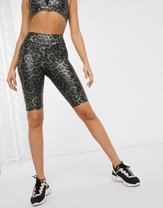 Шорты с леопардовым принтом ASOS 4505-Мульти