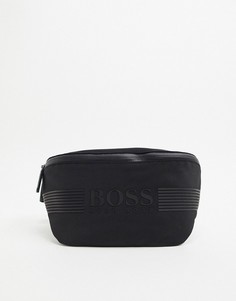 Черная сумка-кошелек на пояс BOSS-Черный