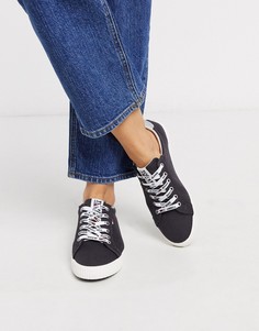 Темно-синие кроссовки на шнуровке Tommy Jeans-Темно-синий
