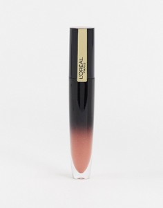 Блестящая жидкая губная помада LOreal Paris - Brilliant Signature (Be Independent)-Розовый Loreal