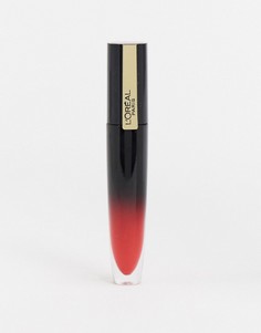 Блестящая жидкая губная помада LOreal Paris - Brilliant Signature (Be Brilliant)-Розовый Loreal