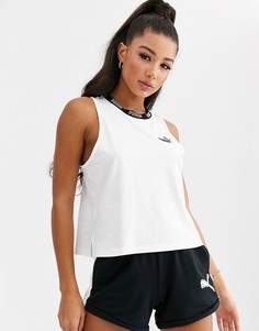 Белая майка Puma-Белый