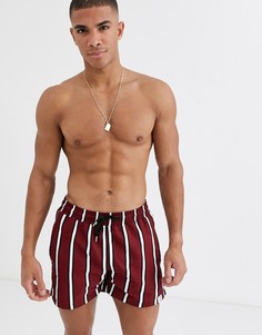 Шорты для плавания в полоску Hunky Trunks-Мульти