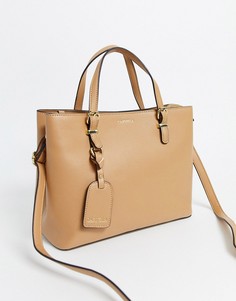 Светло-коричневая структурированная сумка-тоут Carvela-Светло-коричневый