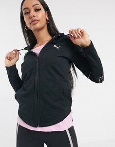 Худи черного цвета с логотипом Puma-Черный