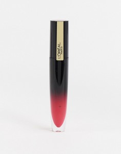 Блестящая жидкая губная помада LOreal Paris - Brilliant Signature (Be Demanding)-Розовый Loreal