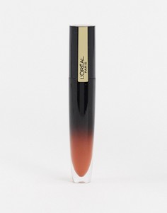 Блестящая жидкая губная помада LOreal Paris - Brilliant Signature (Be Unafraid)-Розовый Loreal