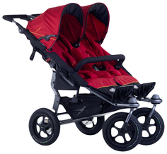 Коляска для двойни прогулочная TFK Twin (ТФК Твин) Adventure Tango Red T-TWA-19-345