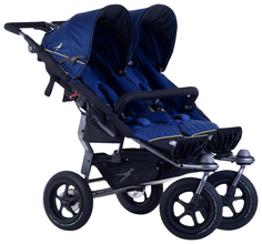 Коляска для двойни прогулочная TFK Twin (ТФК Твин) Adventure Twillight Blue T-TWA-19-333