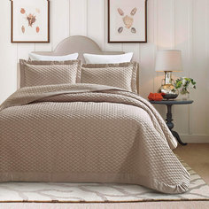 Покрывало евро Sofi de Marko Эллада 240x260см, цвет бежевый