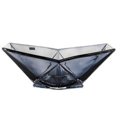 Салатник 33см Crystalite Bohemia Оригами, серый