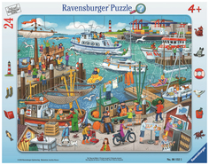 Пазл Ravensburger День в порту 24 элемента