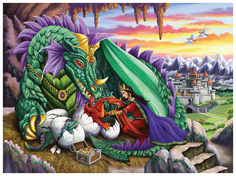 Пазл Ravensburger Королева драконов 200 деталей