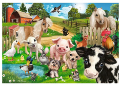 Пазл Ravensburger Клуб животных 2х24 элемента
