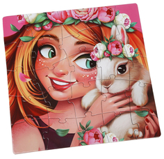 Пазл Puzzlika Принцесса Животных, 25 деталей