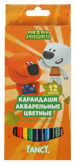 Акварельные карандаши Fancy МиМиМишки 12 цветов