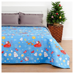 Покрывало Этель Новогодний снегопад 200x210 см