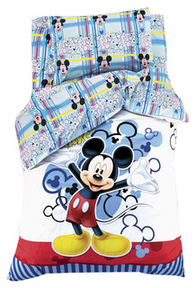 Комплект постельного белья Disney Микки Маус Разноцветный