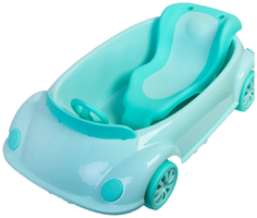 Ванночка детская с горкой и сливом, цвет зеленый Sima-land