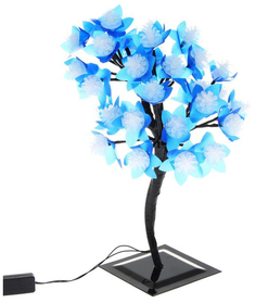 Светодиодный куст улич. 0,3 м, Шишки 3D, 32 LED, 220V, моргает RG/RB HTI