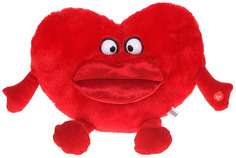 Интерактивная игрушка Sima-land Мягкая Сердце Красное Вертятся Глазки