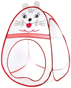 Игровая палатка Sima-land зайка-попрыгайка без дна цвет белый