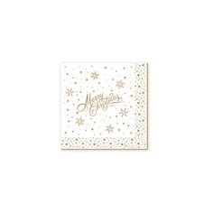 Салфетки бумажные трехслойные "Golden Christmas" Easy Life