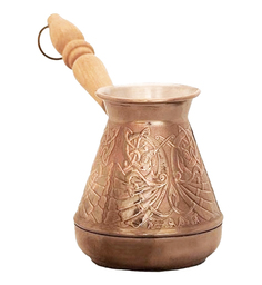 Турка для кофе Станица Орнамент 0.39л медный (КО-2639)