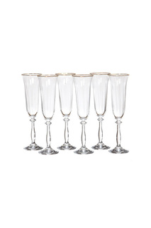 Бокал для шампанского, 6 шт BOHEMIA CRYSTAL