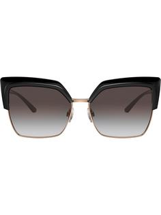 Dolce & Gabbana Eyewear солнцезащитные очки в квадратной оправе