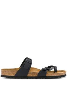 Birkenstock сандалии с двумя ремешками с пряжками