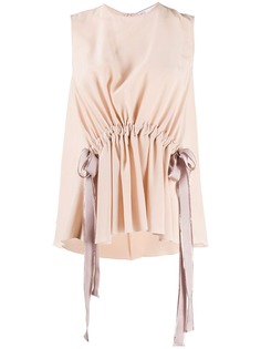 Red Valentino топ с лентами