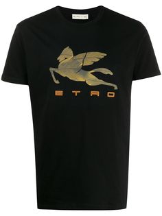 Etro футболка из джерси с логотипом