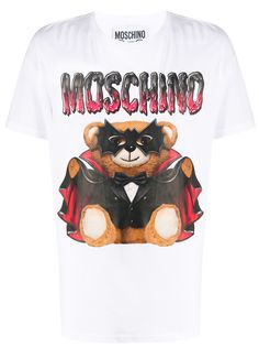 Moschino футболка с принтом Dracula Teddy