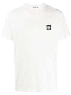 Stone Island футболка с нашивкой-логотипом