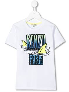 Kenzo Kids футболка с графичным принтом