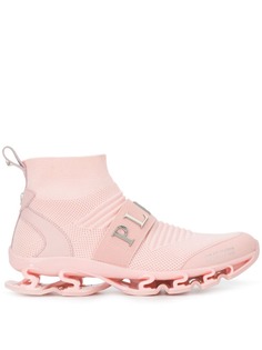 Philipp Plein жаккардовые кроссовки-носки