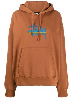 Stussy худи оверсайз с логотипом