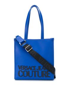 Versace Jeans Couture сумка-тоут с резиновым логотипом