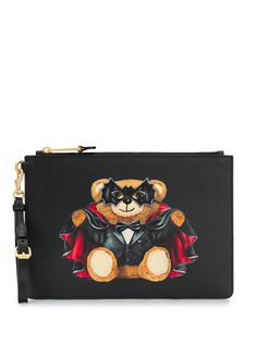 Moschino клатч с логотипом