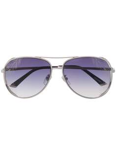 Chopard Eyewear солнцезащитные очки-авиаторы с затемненными линзами
