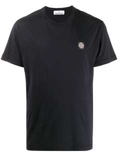 Stone Island футболка с круглым вырезом и нашивкой-логотипом