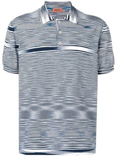 Missoni топ-поло с короткими рукавами в полоску