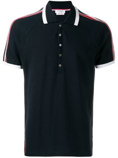 Thom Browne рубашка-поло с длинными рукавами и полосками 4-Bar