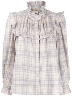 Isabel Marant Étoile Atedy checked blouse