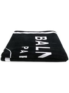 Balmain пляжное полотенце с логотипом
