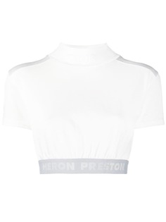 Heron Preston укороченный топ с вышитым логотипом