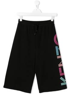 Kenzo Kids шорты с логотипом