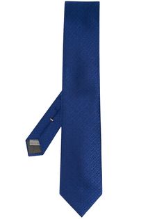 Canali галстук с геометричным узором