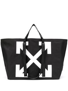 Off-White сумка-тоут с логотипом